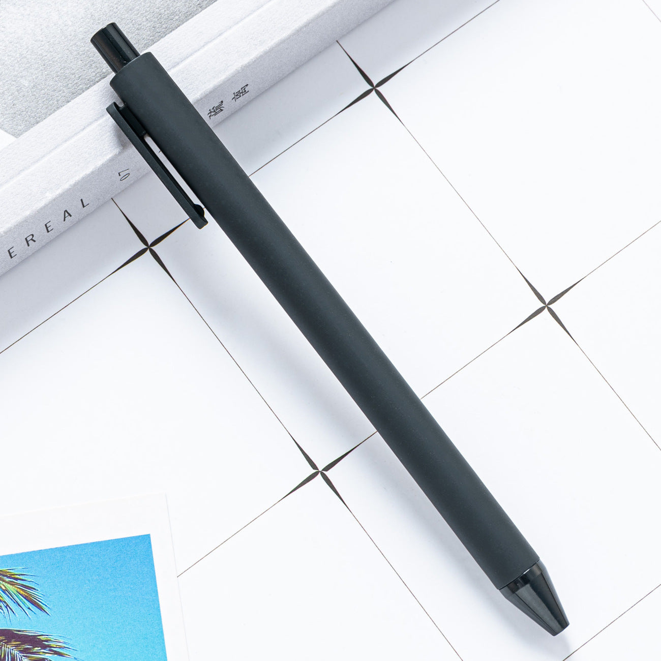 Whoelsale Candy Color Press Plastic Pen Gift Office Tools Teacher Gift
